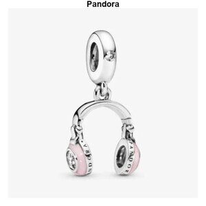 Pandora earphone strap pink Charm
